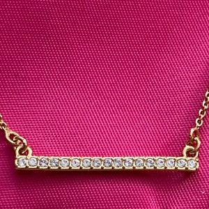 SWAROVSKI Touchstone Crystal Gold Tone Necklace